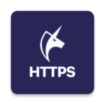 unicorn https: fast bypass dpi android application logo